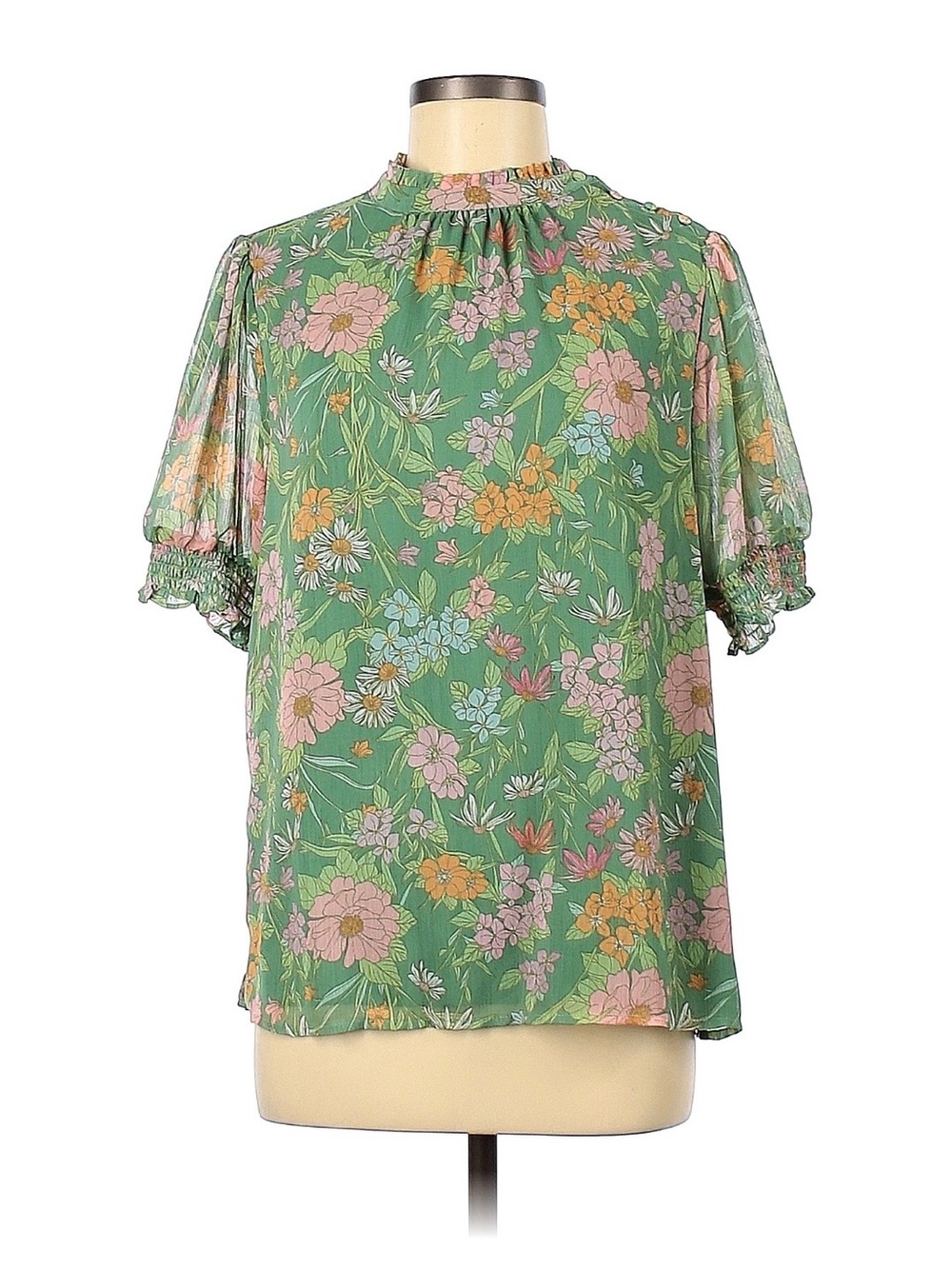 Pretty Floral Vince Camuto blouse (size M)